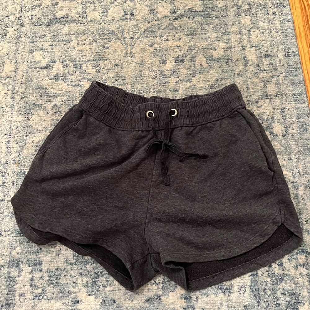 Grey athletic shorts
